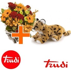 Trudi 36cm leopard plush (Curated)